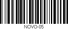 Código de barras (EAN, GTIN, SKU, ISBN): 'NOVO-05'