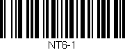 Código de barras (EAN, GTIN, SKU, ISBN): 'NT6-1'