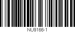 Código de barras (EAN, GTIN, SKU, ISBN): 'NU9166-1'