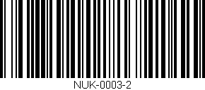 Código de barras (EAN, GTIN, SKU, ISBN): 'NUK-0003-2'
