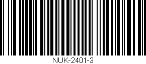 Código de barras (EAN, GTIN, SKU, ISBN): 'NUK-2401-3'