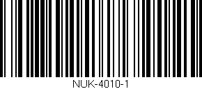 Código de barras (EAN, GTIN, SKU, ISBN): 'NUK-4010-1'