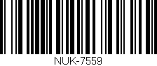 Código de barras (EAN, GTIN, SKU, ISBN): 'NUK-7559'