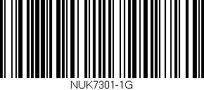 Código de barras (EAN, GTIN, SKU, ISBN): 'NUK7301-1G'