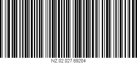Código de barras (EAN, GTIN, SKU, ISBN): 'NZ.02.027.69204'