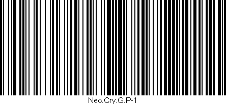 Código de barras (EAN, GTIN, SKU, ISBN): 'Nec.Cry.G.P-1'