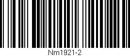 Código de barras (EAN, GTIN, SKU, ISBN): 'Nm1921-2'