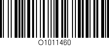 Código de barras (EAN, GTIN, SKU, ISBN): 'O1011460'