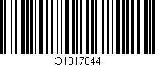 Código de barras (EAN, GTIN, SKU, ISBN): 'O1017044'
