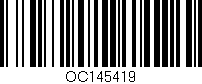 Código de barras (EAN, GTIN, SKU, ISBN): 'OC145419'