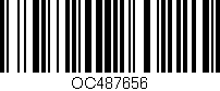 Código de barras (EAN, GTIN, SKU, ISBN): 'OC487656'