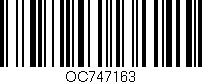 Código de barras (EAN, GTIN, SKU, ISBN): 'OC747163'