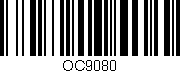 Código de barras (EAN, GTIN, SKU, ISBN): 'OC9080'