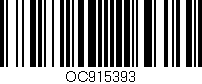 Código de barras (EAN, GTIN, SKU, ISBN): 'OC915393'