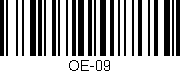 Código de barras (EAN, GTIN, SKU, ISBN): 'OE-09'