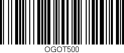 Código de barras (EAN, GTIN, SKU, ISBN): 'OGOT500'