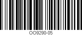 Código de barras (EAN, GTIN, SKU, ISBN): 'OO9290-05'