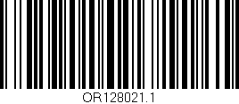 Código de barras (EAN, GTIN, SKU, ISBN): 'OR128021.1'