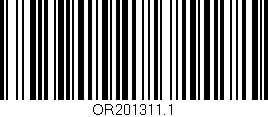 Código de barras (EAN, GTIN, SKU, ISBN): 'OR201311.1'