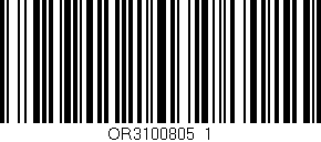 Código de barras (EAN, GTIN, SKU, ISBN): 'OR3100805_1'