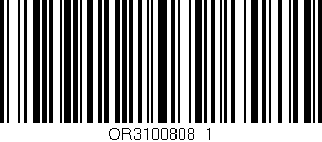 Código de barras (EAN, GTIN, SKU, ISBN): 'OR3100808_1'