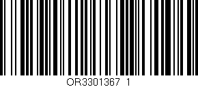 Código de barras (EAN, GTIN, SKU, ISBN): 'OR3301367_1'