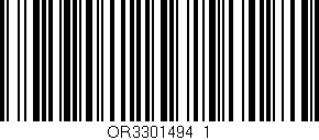 Código de barras (EAN, GTIN, SKU, ISBN): 'OR3301494_1'