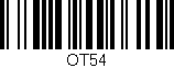 Código de barras (EAN, GTIN, SKU, ISBN): 'OT54'