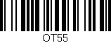 Código de barras (EAN, GTIN, SKU, ISBN): 'OT55'