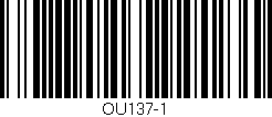 Código de barras (EAN, GTIN, SKU, ISBN): 'OU137-1'
