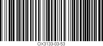 Código de barras (EAN, GTIN, SKU, ISBN): 'OX3133-03-53'