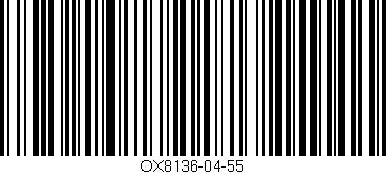 Código de barras (EAN, GTIN, SKU, ISBN): 'OX8136-04-55'