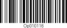 Código de barras (EAN, GTIN, SKU, ISBN): 'Op010116'