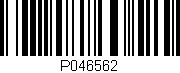 Código de barras (EAN, GTIN, SKU, ISBN): 'P046562'
