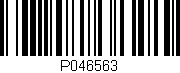 Código de barras (EAN, GTIN, SKU, ISBN): 'P046563'