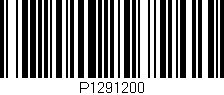 Código de barras (EAN, GTIN, SKU, ISBN): 'P1291200'