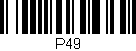Código de barras (EAN, GTIN, SKU, ISBN): 'P49'