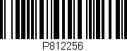 Código de barras (EAN, GTIN, SKU, ISBN): 'P812256'