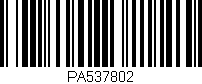 Código de barras (EAN, GTIN, SKU, ISBN): 'PA537802'