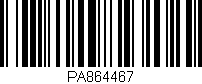 Código de barras (EAN, GTIN, SKU, ISBN): 'PA864467'