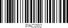 Código de barras (EAN, GTIN, SKU, ISBN): 'PAC202'