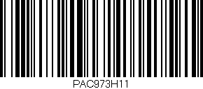 Código de barras (EAN, GTIN, SKU, ISBN): 'PAC973H11'