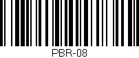 Código de barras (EAN, GTIN, SKU, ISBN): 'PBR-08'
