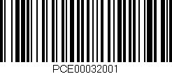 Código de barras (EAN, GTIN, SKU, ISBN): 'PCE00032001'