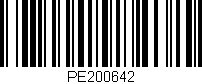 Código de barras (EAN, GTIN, SKU, ISBN): 'PE200642'