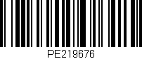 Código de barras (EAN, GTIN, SKU, ISBN): 'PE219676'