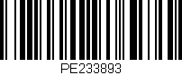 Código de barras (EAN, GTIN, SKU, ISBN): 'PE233893'