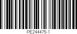 Código de barras (EAN, GTIN, SKU, ISBN): 'PE244475-1'
