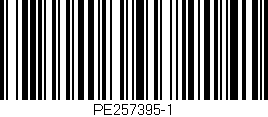 Código de barras (EAN, GTIN, SKU, ISBN): 'PE257395-1'
