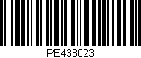 Código de barras (EAN, GTIN, SKU, ISBN): 'PE438023'